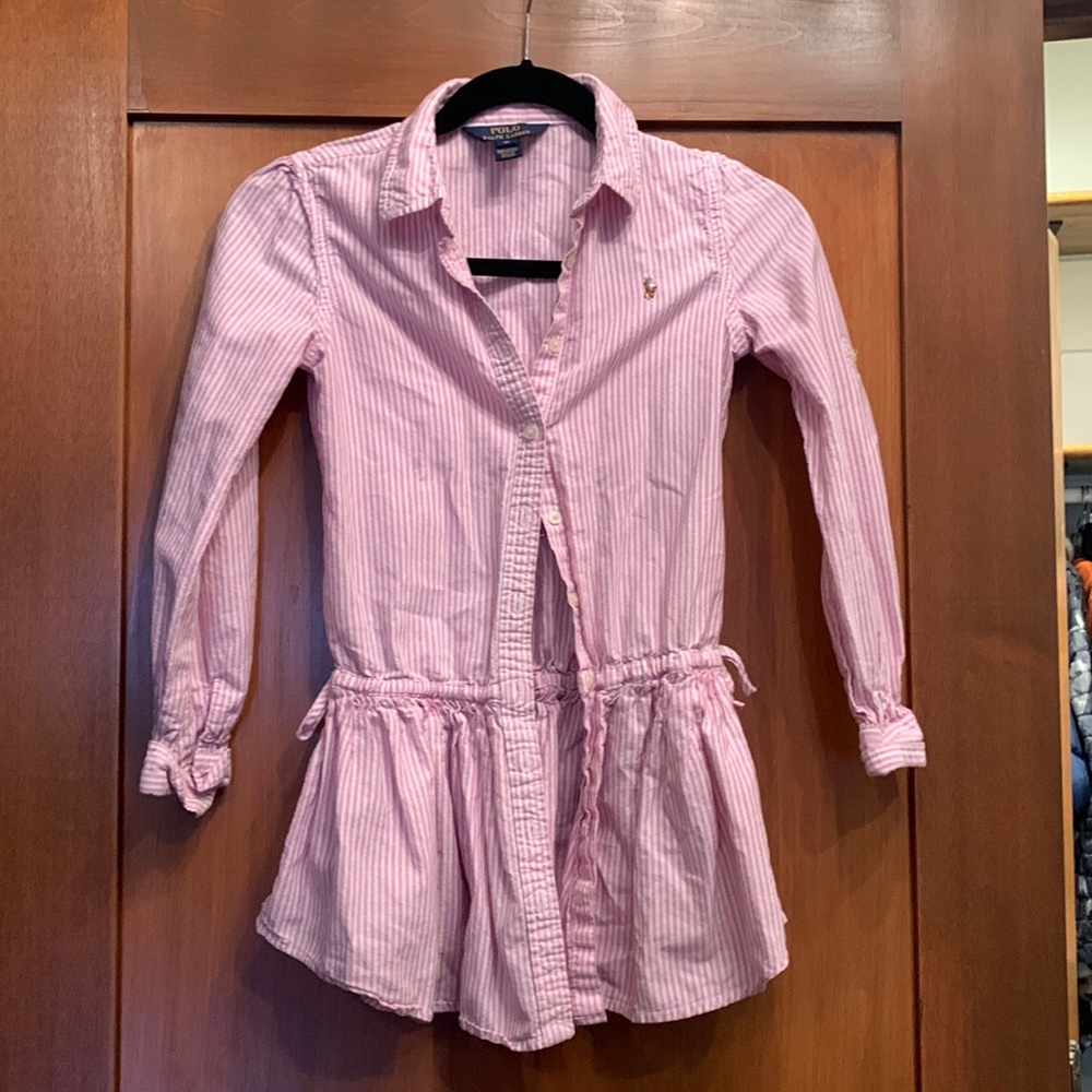 Girls Ralph Lauren Polo Button Down Tunic